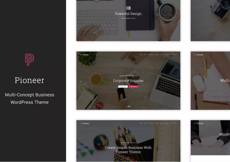 Business Corporate Theme Pioneer