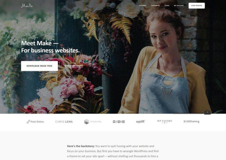 Business Corporate Theme Make