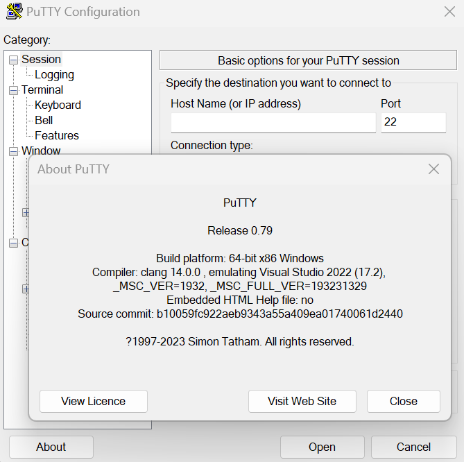 PuTTY 0.79 老牌SSH远程连接工具下载-1
