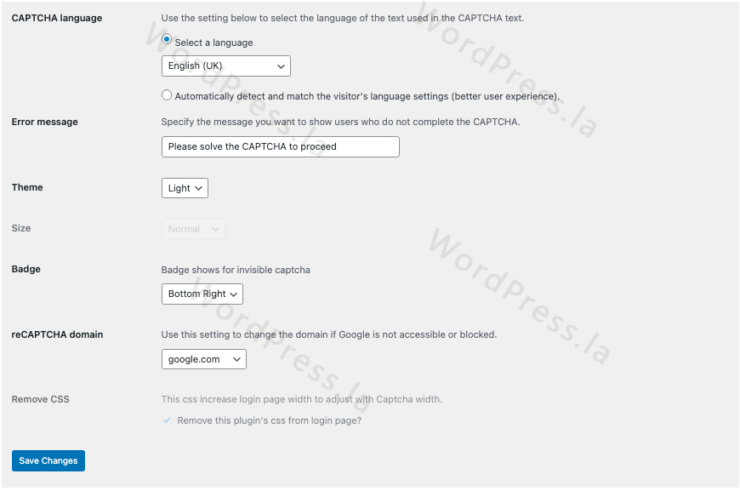 CAPTCHA 4WP入门教程