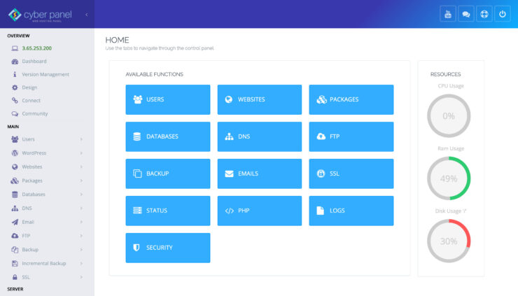 CyberPanel 配置教程，新手安装 CyberPanel 终极指南！-1