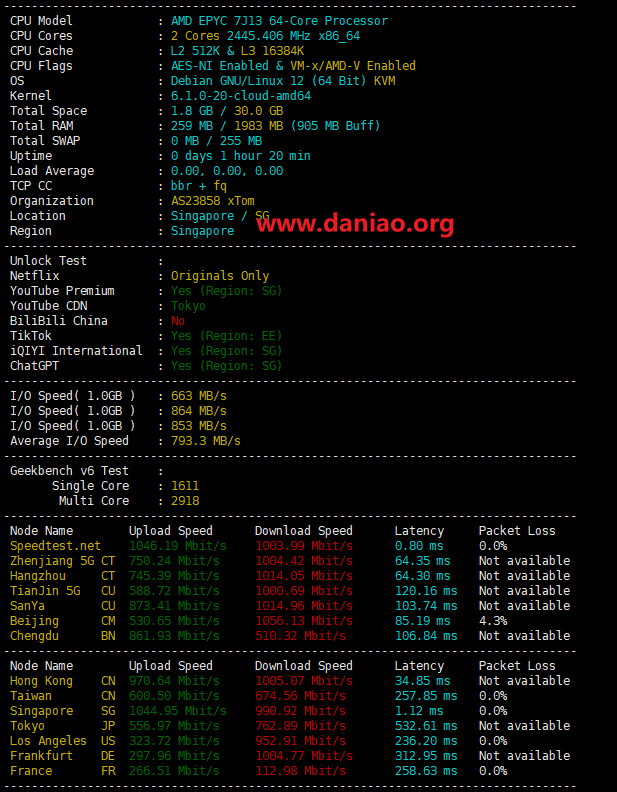 V.PS，新加坡优化VPS预售(CTG+CN2) ，199.5欧元/年， 1C(AMD EPYC霄龙7003系列)/1G/30G/800Mbps@400G流量