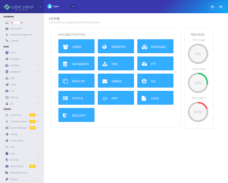 如何在 Ubuntu 上卸载 Cyber​​Panel-1