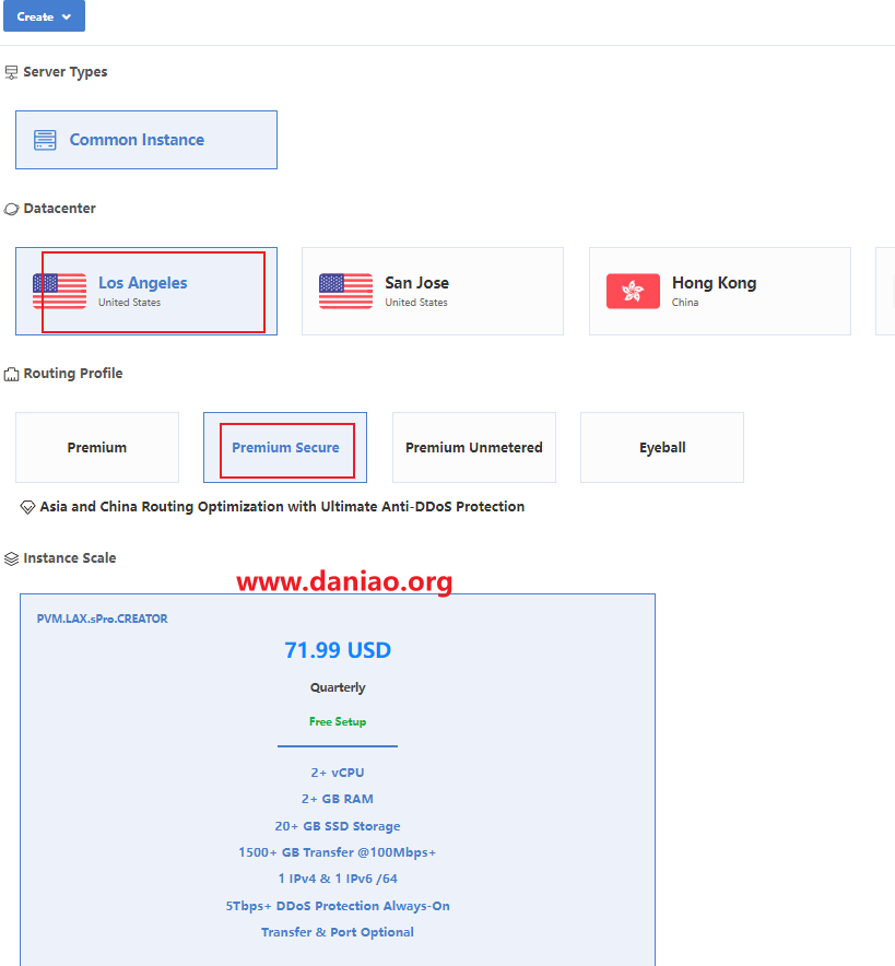 DMIT美国洛杉矶CN2 GIA 高防VPS，年付9折，$259.99/年(2C/2G内存)